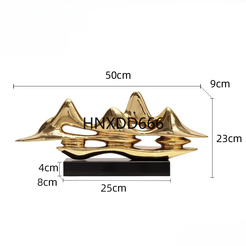 

Абстрактный пейзажный орнамент для гостиной, входа, рабочего стола, скульптура из смолы