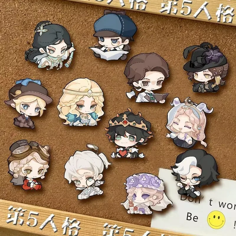Трехмерные значки The Fifth Personality, декоративные предметы, подарки и аксессуары для студентов с героями мультфильмов