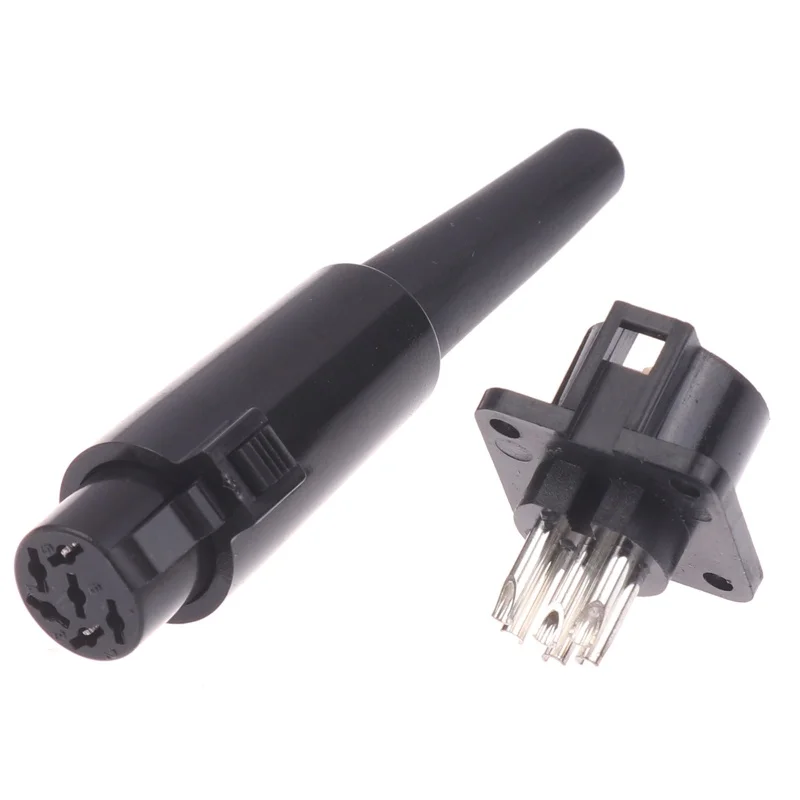 1/2Pcs JB-C245 T210 Soldering Iron Connector Plug Socket 6-Core Plastic DIY Repair Accessory