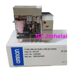 10 pz autentico originale Omron G2R-2-SN DC24(S) AC220(S) AC110(S) relè intermedio 8pin G2R-2-SN(S) 24VDC 220VAC 110VAC