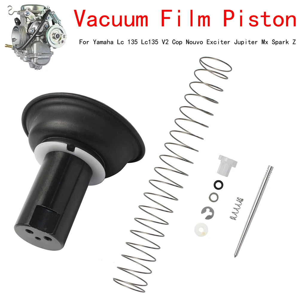 Motorcycle Vacuum Plunger 22mm Diameter Suitable For Motorcycle Carburetor  Exciter 135 50c-E4901-00 Lc135 V2 V3 V4 Nouvo