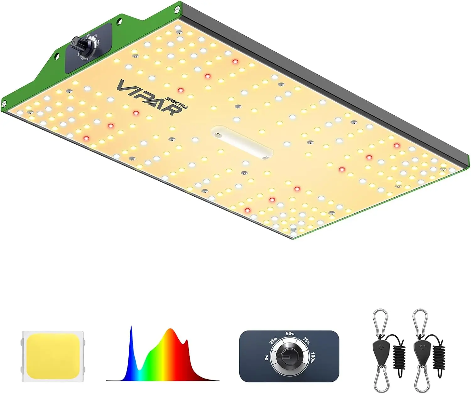 

Светодиодный светильник полного спектра с регулируемой яркостью 70 Вт, 11000 люмен для комнатных растений, саженцев, овощей в палате 2x2