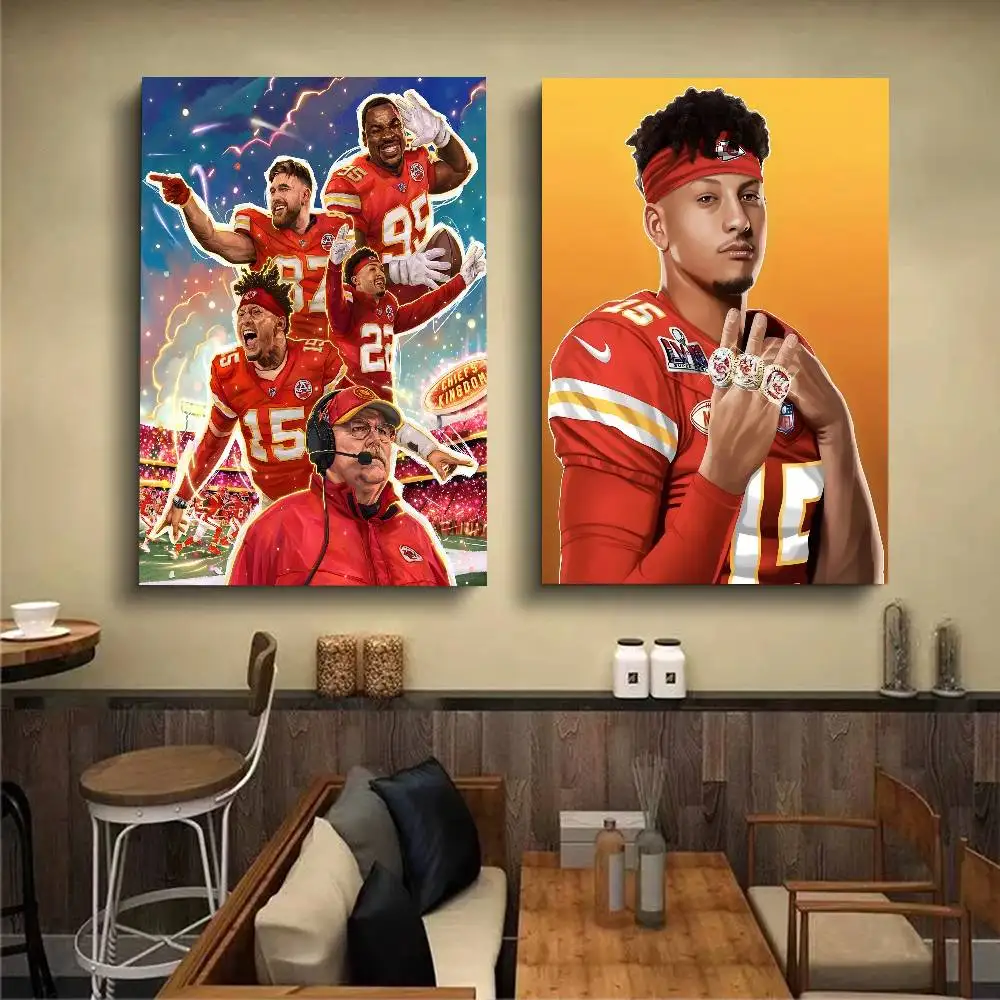 K-Kansas C-City C-Chiefs ملصقات الفيلم الكلاسيكي غرفة عتيقة مقهى ديكور الشمال ديكور المنزل #2