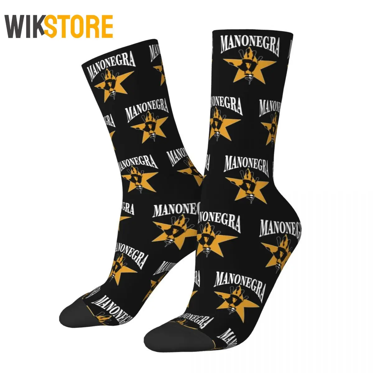 Funny Men's Women's Mano Negra King Of Bongo Meme Socks Non-slip Basketball Socks Breathable Cute Sock