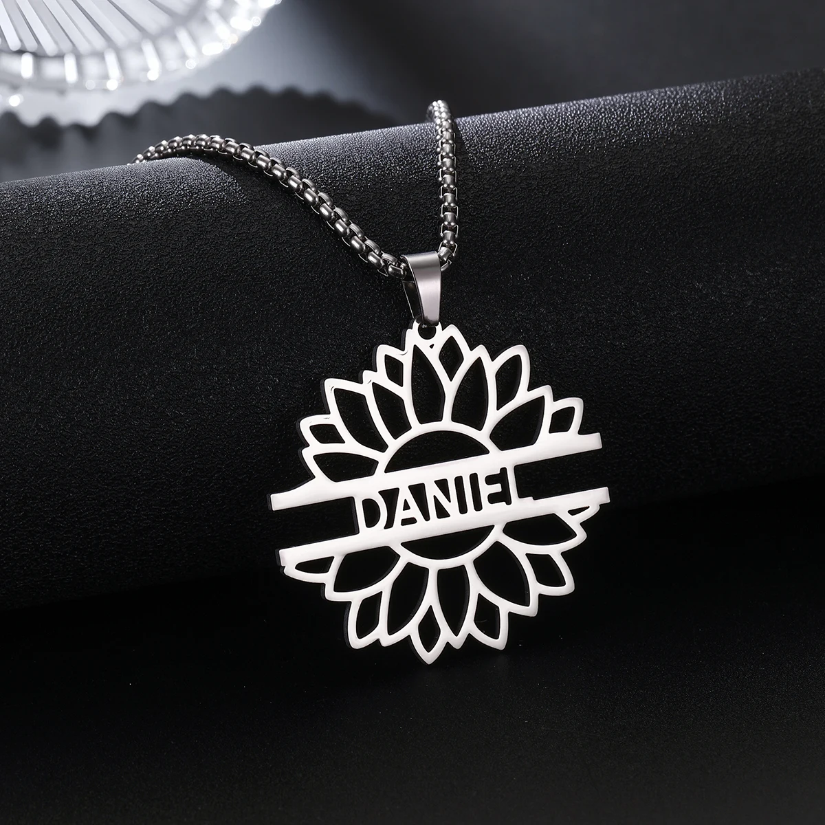

Custom Name Necklace Personalized Silver Chain Stainless Steel Necklace For Women Man Customized Jewelry for Men Birthday Gift