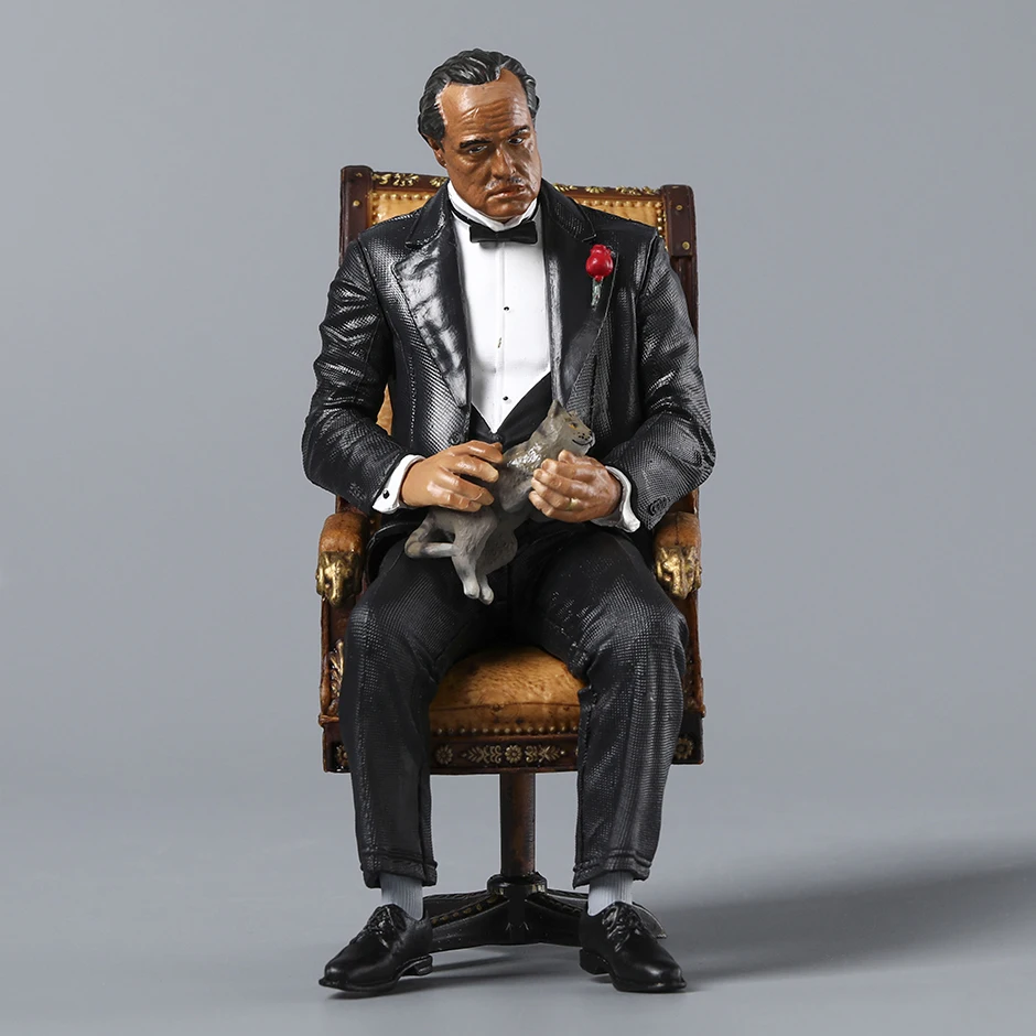 The Godfather Vito Corleone Figurine Doll Collectible Model