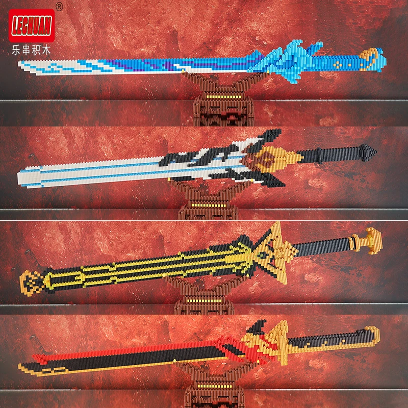 Lechuan Connections Building Blocks Samurai Simulation Sword Micro