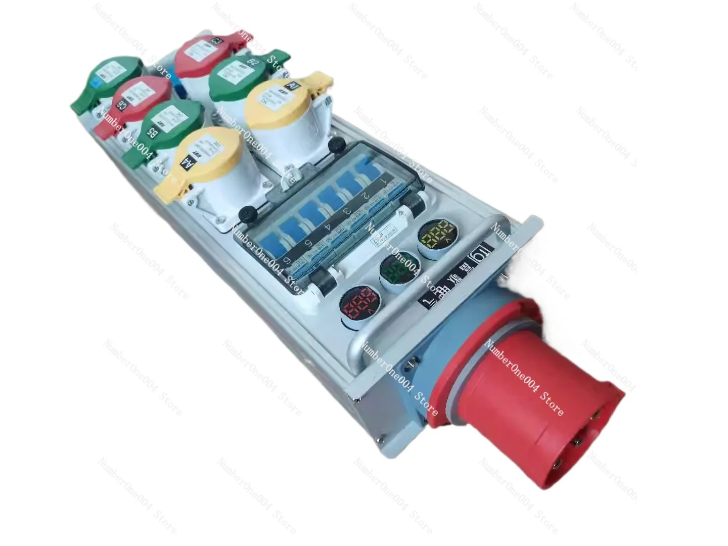 Six Way Small Electrical Box, 16 Amp Socket Box, Portable Large Screen LED Screen Power Box, Controller, Stage Distribution Box