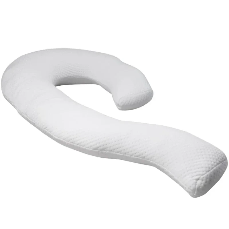 Swan Body Pillow for Sleeping Knitted Fabric Comfortable Soft Full Pregnancy Body Pillow with Removable Cover