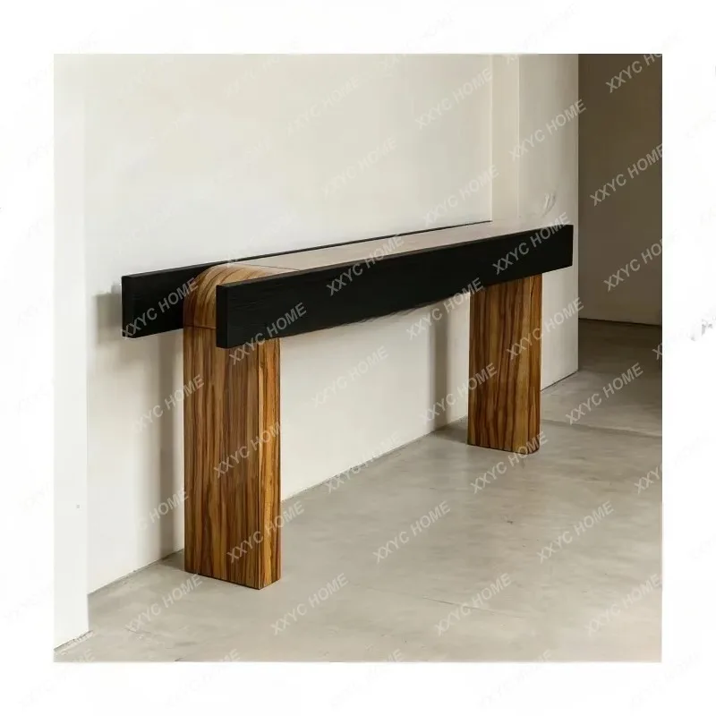 XX Medieval style  household storage Entrance platform retro wooden aisle decorative table