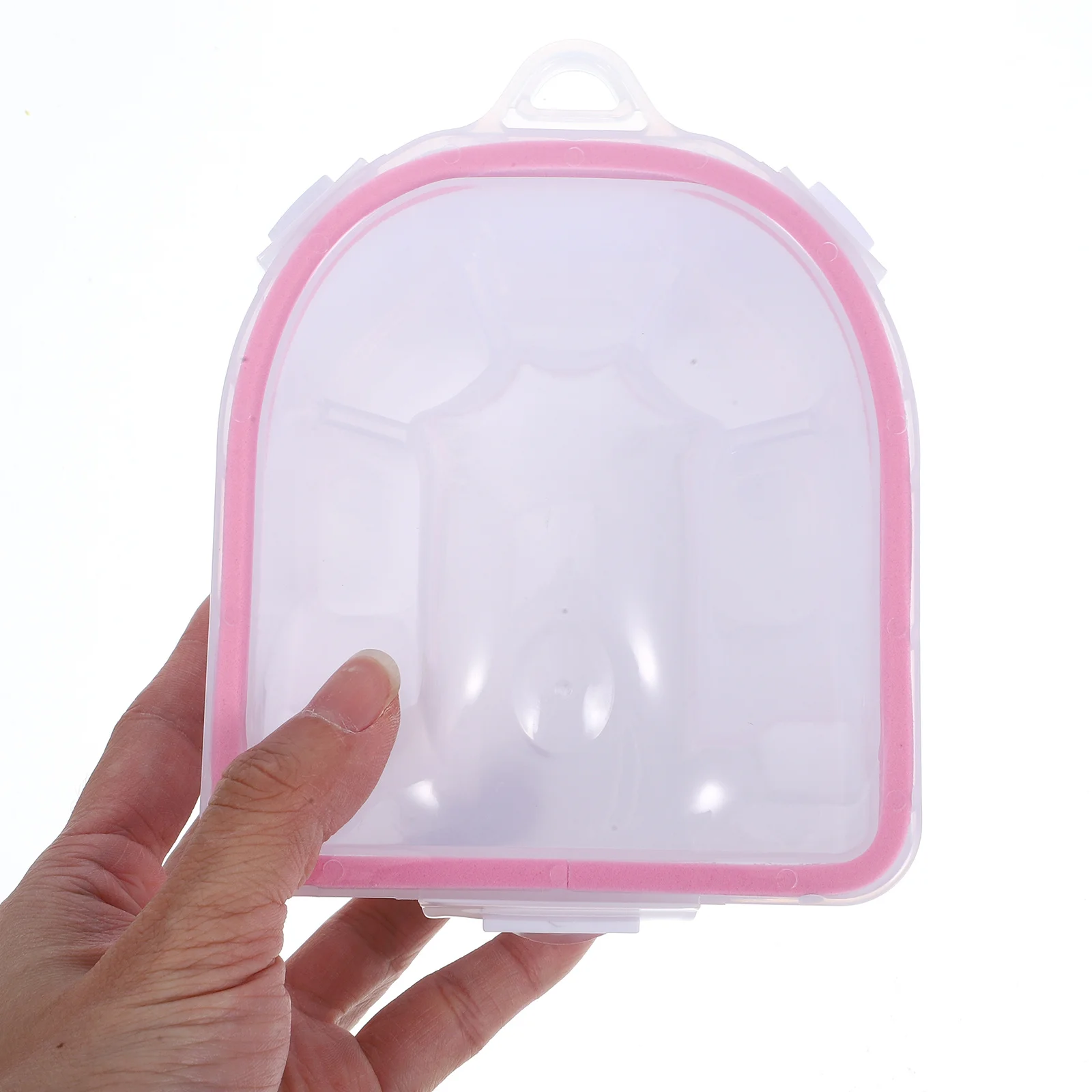 1 set manicure ciotola per ammollo delle unghie superficie liscia strumenti spa per le mani rimozione delle cuticole trattamento delle unghie esperienza rilassante