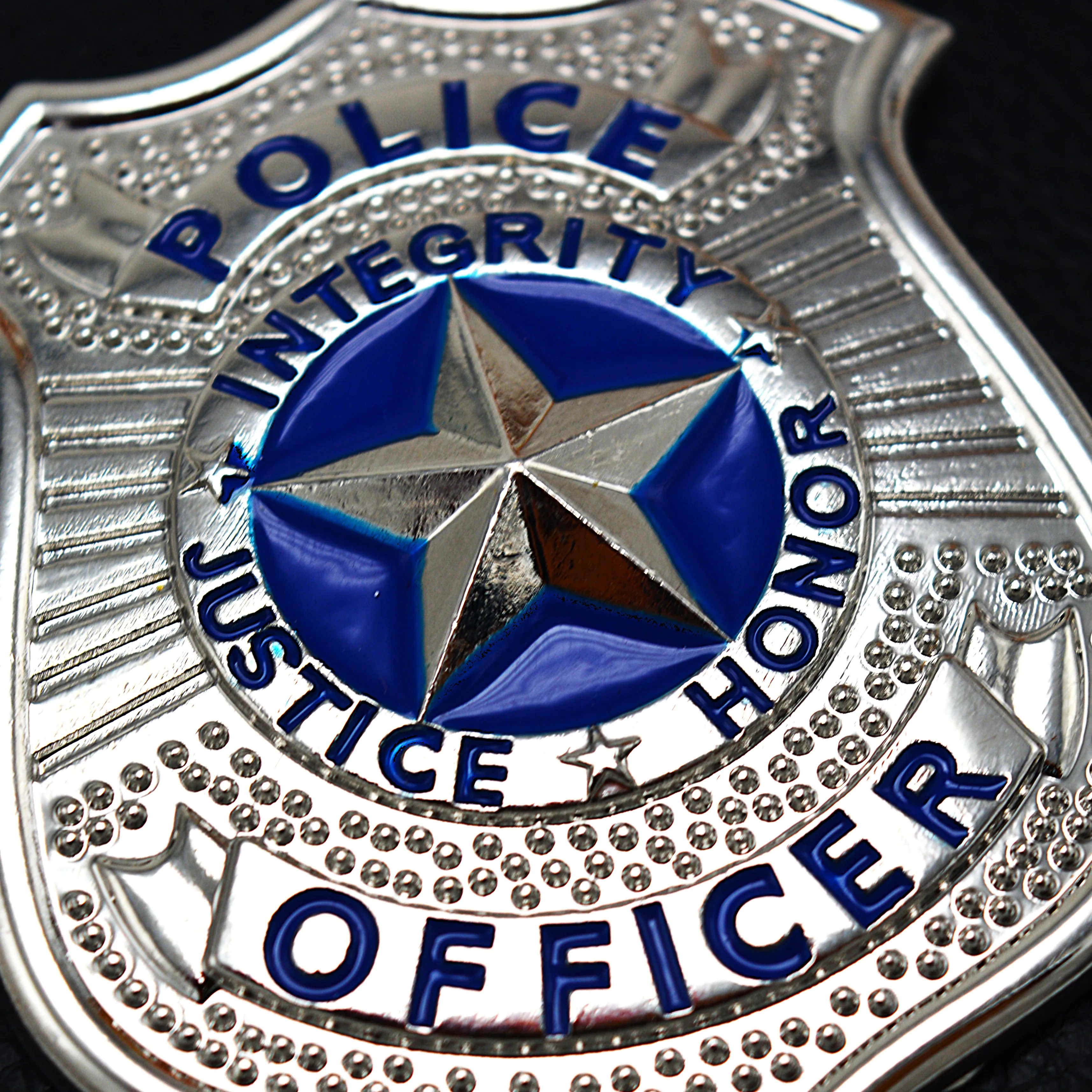 Single Badge Necklace for Role Play, Police Badge, Party Costume, Police Role Play Toy, Party Costume Accessory, Realistic Police Badge image 5
