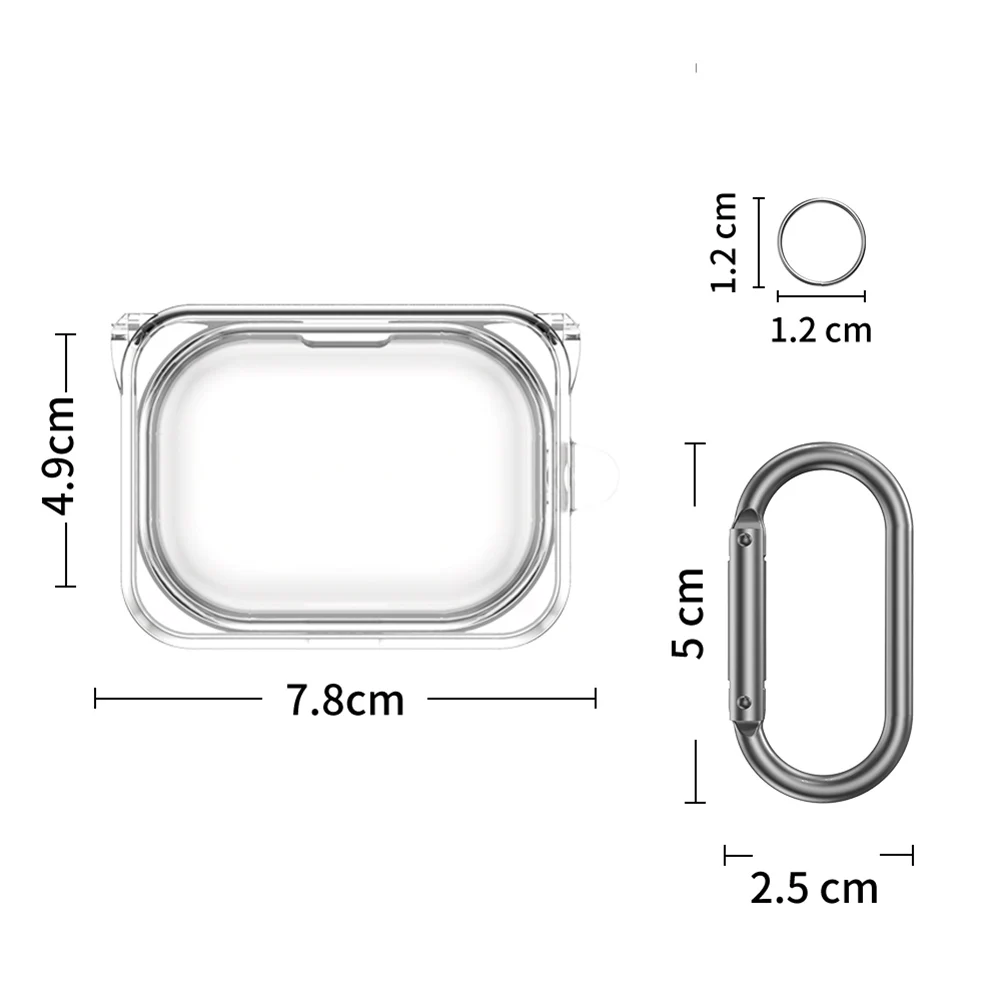เคสใส TPU น้ำหนักเบา กันกระแทก พร้อมพวงกุญแจ สำหรับหูฟัง NOTHING EAR(a)