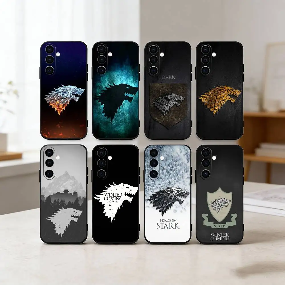 

Winter Coming S-Stark Phone Case For Samsung Galaxy A91,80,73,72 ,71,53,52,32 ,31,22,21s,20,Soft Black Case