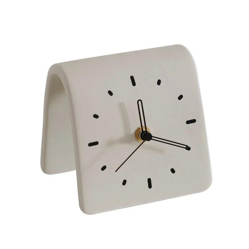 

Simple and stylish living room home clock modern creative desktop clock silent table cabinet bedside countertop clock ornament