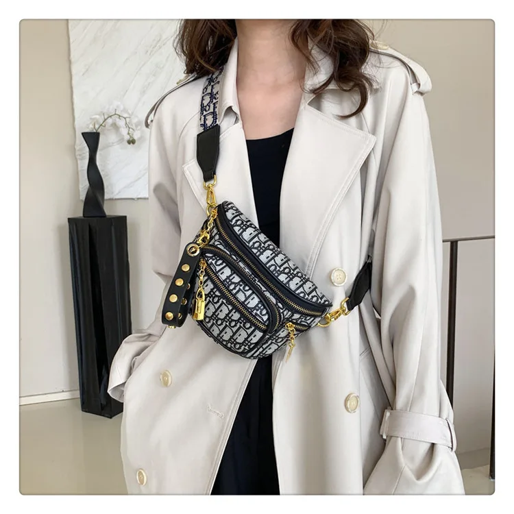 حقيبة خصر مطبوعة عصرية 2022، حقيبة كروس وحقيبة كتف قابلة للتحويل، محفظة هوبو مستوحاة، حقيبة صغيرة المفضلة للفتيات #2