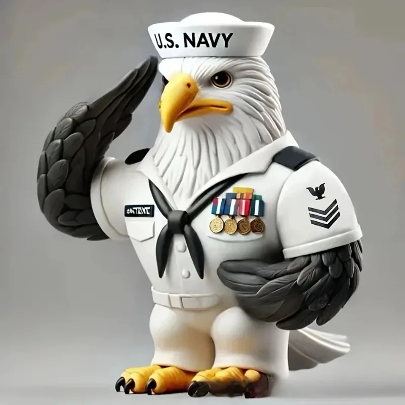 Creative Novelty Resin Decoration Halloween Whimsical Creative Series Eagle Navy Duck Ornaments