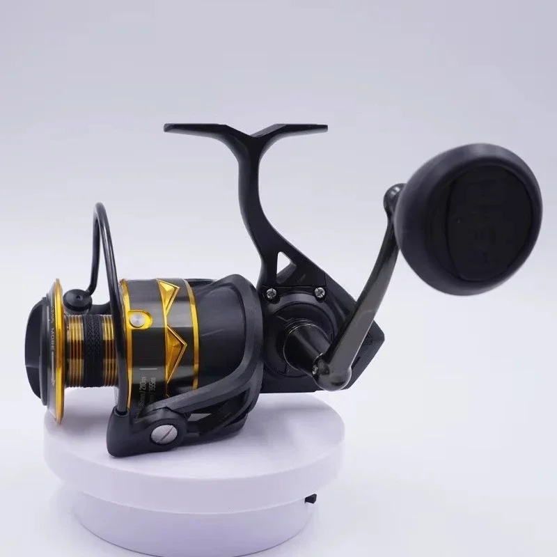 Full Metal Rotary Reel Aluminum Sea Fishing Jig Long Casting Bait