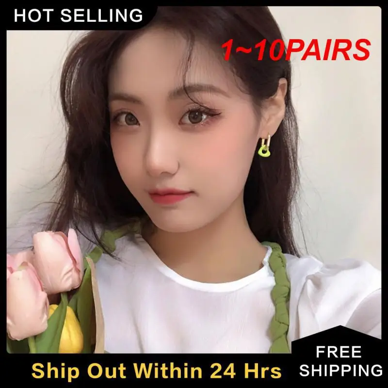 1 ~ 10 PAIRS Franse retro uniek ontwerp fris en zoet vintage stijl oorbellen niche mode-sieraden opwaartse trend minimalistisch