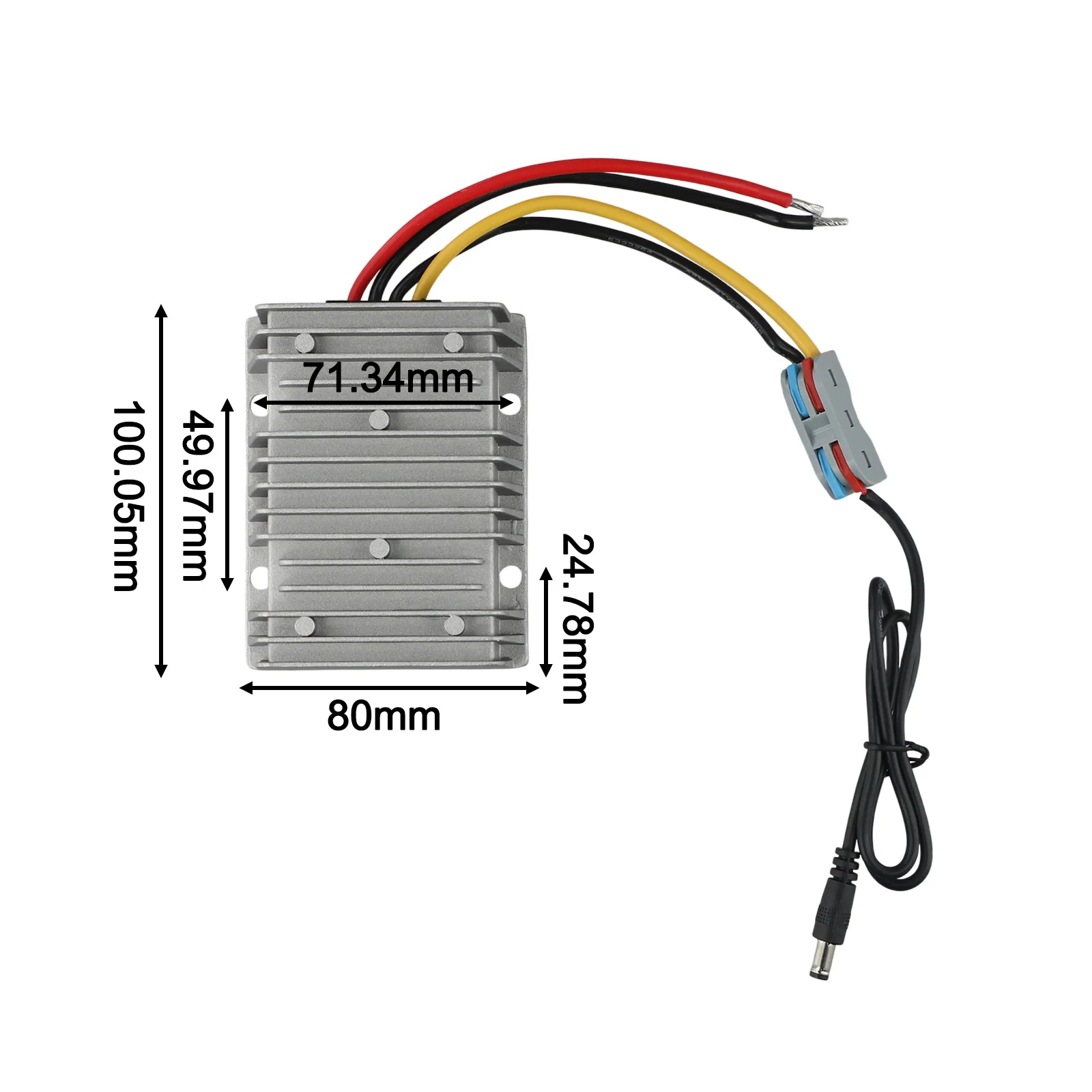 Power Supply For Snow Melting DC12V To 57V 285W Booster Compatible For Starlink Continuous Output 3A Convenient Connectivity