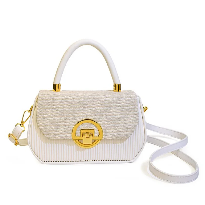 

Popular Classic Leather Women's Handbag High-End Luxury Brand Trendy Elegant Exquisite Stitch Vintage Commuter Bag​