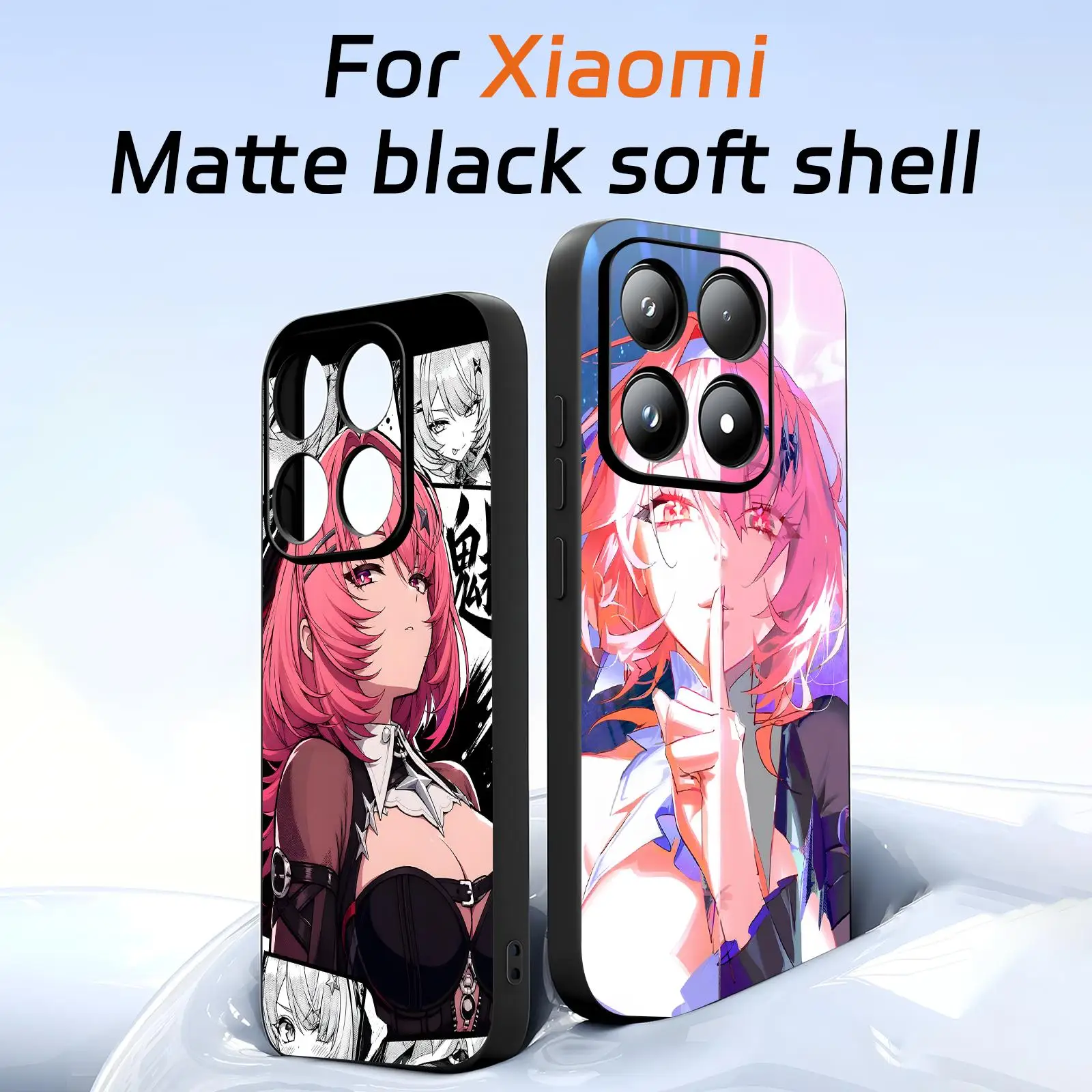 Funda de teléfono Zenless Zone Zero Remielle Dan para Xiaomi 17 15 14 13 12 11 T Ultra Pro, funda negra suave a prueba de golpes