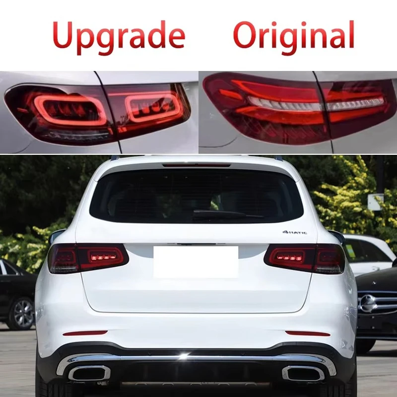 12 فولت LED تعديل المصابيح الخلفية الجمعية الضوء الخلفي الفرامل الخلفية الضوء الخلفي لمرسيدس بنز GLC 2016-2019 #2