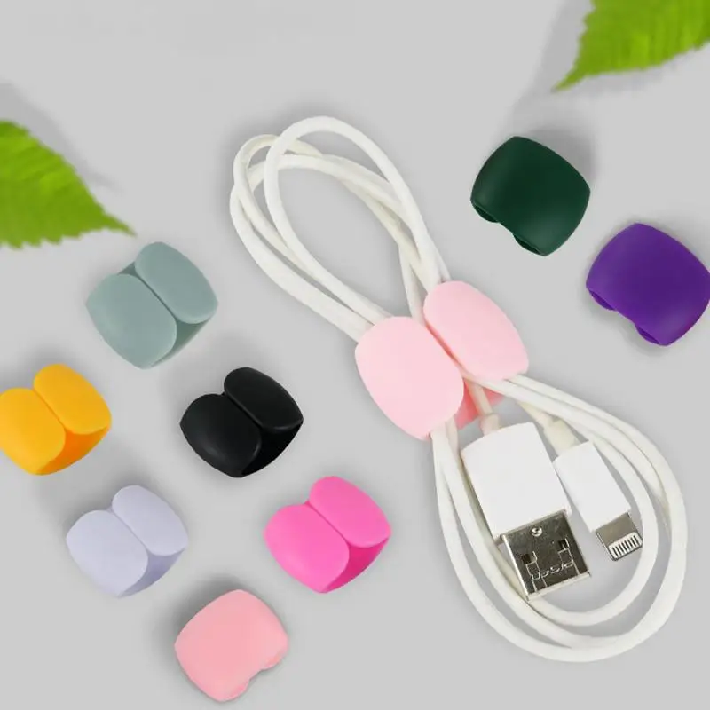 Cable Organizer multi-purpose Cable Organizer Clips Headphone Cable Management tools desktop USB Charger Holder supplies