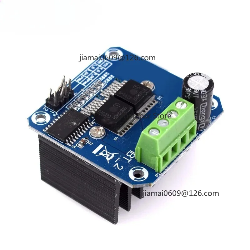 Dual BTS7960 43A High‑Power IBT2 Motor Driver Module Compatible with Arduino for DIY Smart Car