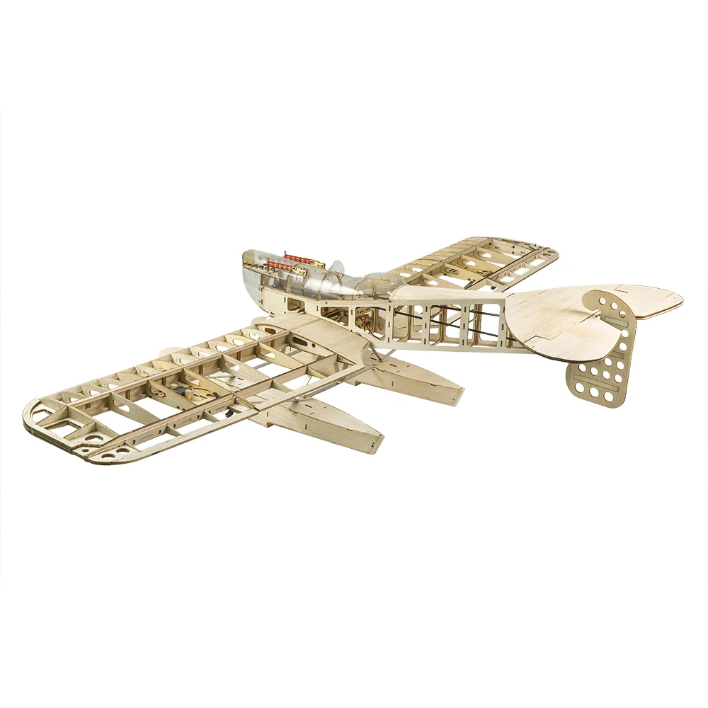 DW Hobby S26 Hansa-Brandenburg W.29 1,4M Balsa-Bausatz – 55 Zoll WWI Wasserflugzeug Lasergeschnittenes Holz-RC-Flugzeug – Detail 5