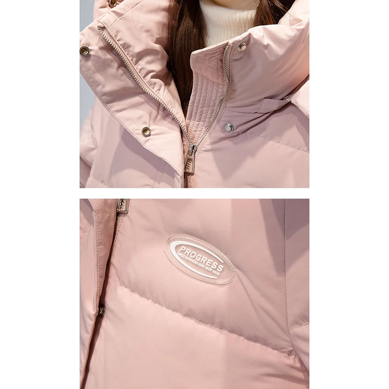 2023 neue Winter Daunen Baumwolle Gefütterte Jacke frauen Kurzen Mantel Dicke Warme Parka Mantel Koreanische Lose Mit Kapuze Baumwolle gefütterte Jacke