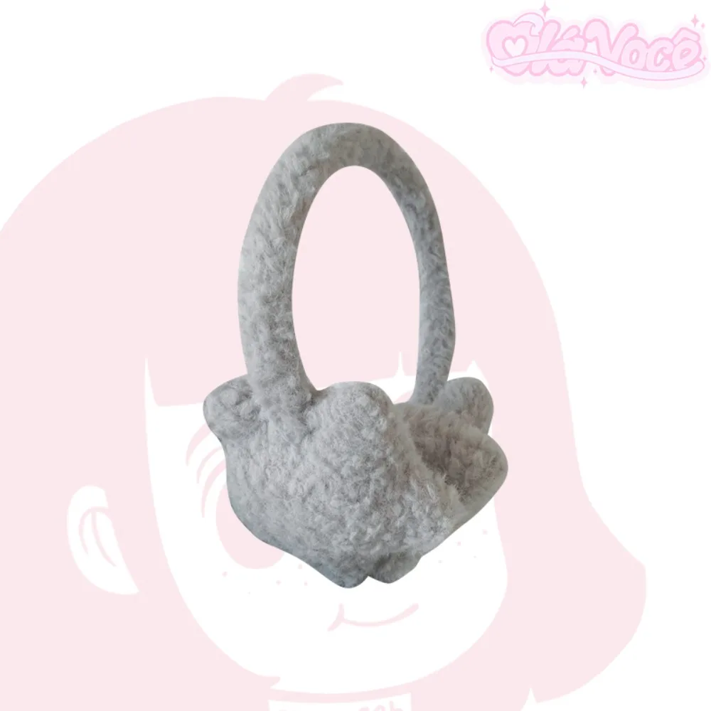 

New Plush Earmuff Cold Protection Ear Cover Winter Warm Earmuffs Thick Cartoon Ear Warmer