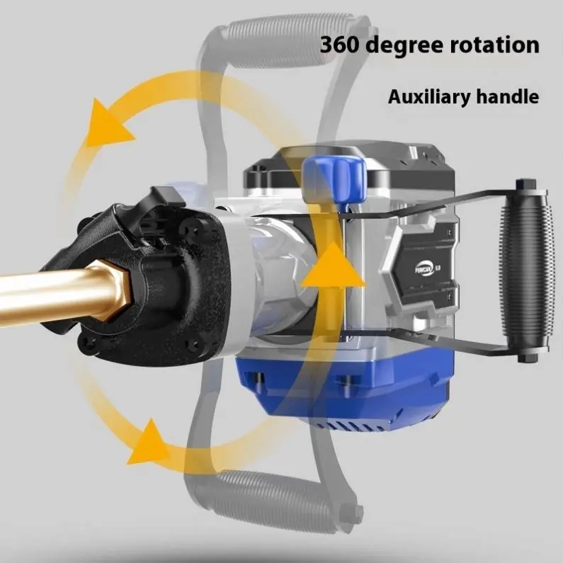 

ANDUUK Electric Tools Demolition Rotary Hammer Rock Demolition Jack Hammer 220v 1800w Hammer Demolition