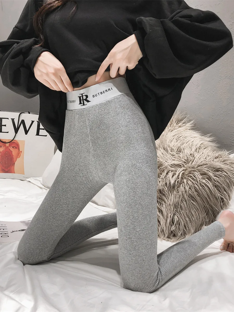 

Женские леггинсы Thiened Teaded для уличной одежды, эластичные утягивающие повседневные спортивные брюки с высокой талией, осенние брюки