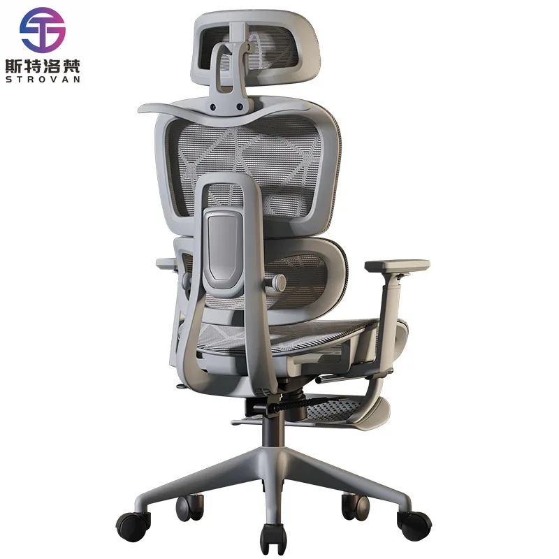 

Luxury Design Moving Modern Mesh Fabric Ergonomic Office Chair Swivel Fabric Chair Office Furniture