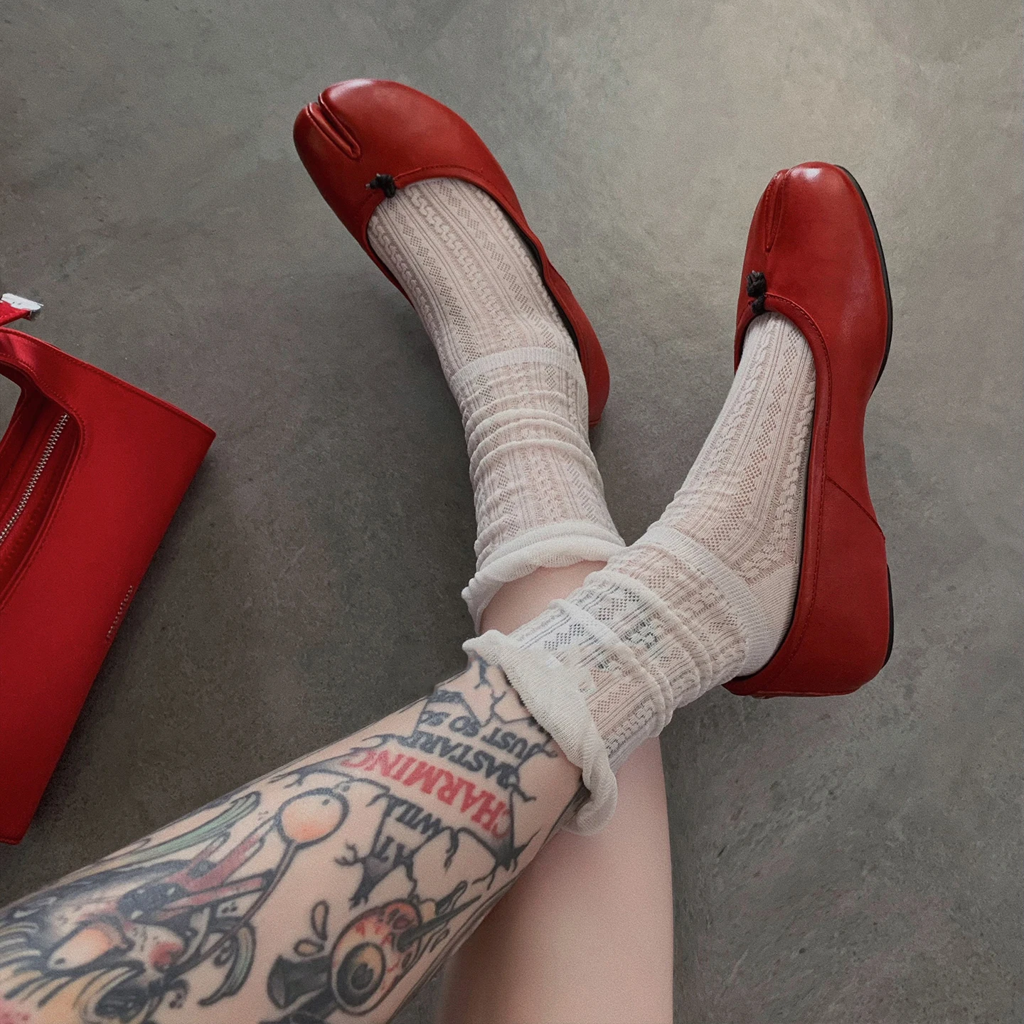 Comfortable Soft BreathableCombed Cotton Summer Thin Split Toe Woman Mesh Socks Ice Cream Candy Color Two-Toed Japanese Tabi Sox image 3