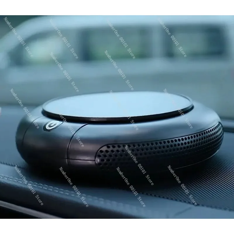 ミニデュアルパーパスソーラーエアピュリファイアー-車載・家庭用-マイナスイオン-スマートワイヤレス車載空気清浄機