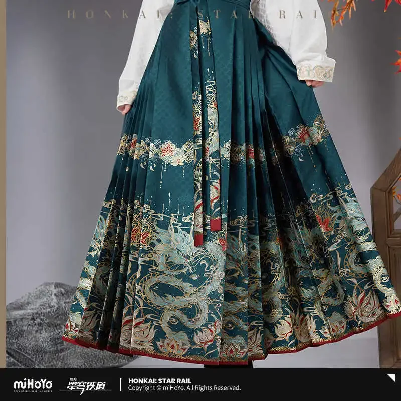 

Danheng Skirt MiHoYo Official Original Honkai Star Rail DanHeng Theme Impression Dress Doujin Cosplay Chinese Horse-face Skirt