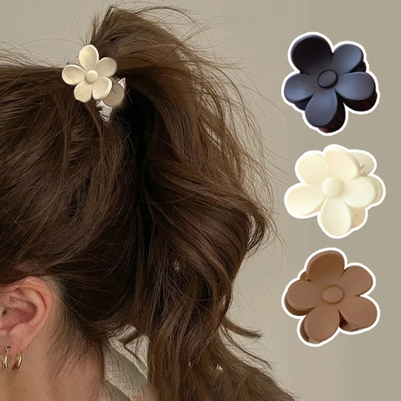 

High Ponytail Claw Clip Fixed Artifact Anti-Collapse Hair Clip Back Head Hair Card Bangs Clip Headdress Black Small Clip