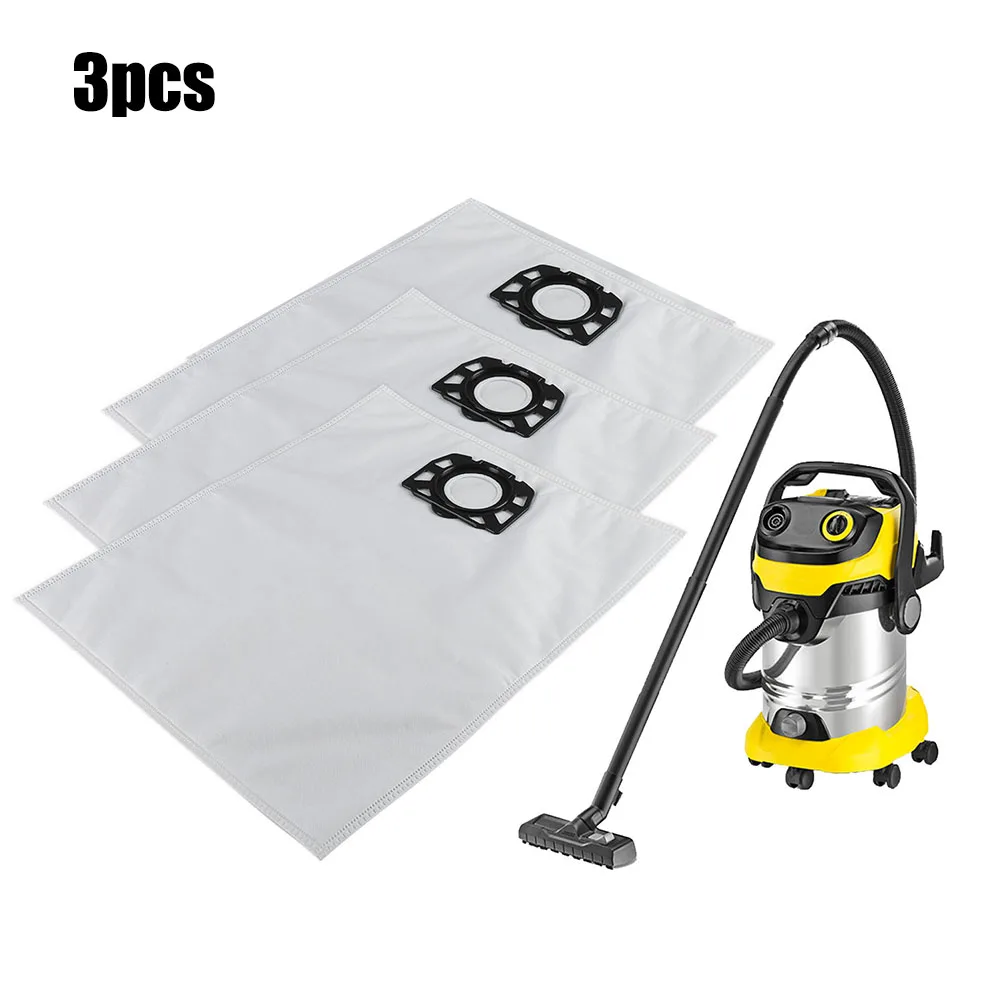 3PCS Vacuum Cleaner Dust Bag For KARCHER MV4 MV5 MV6 WD4 WD5 WD6 Wet & Dry Vacuum Cleaner Dust Bag Parts For Vacuum Cleaners