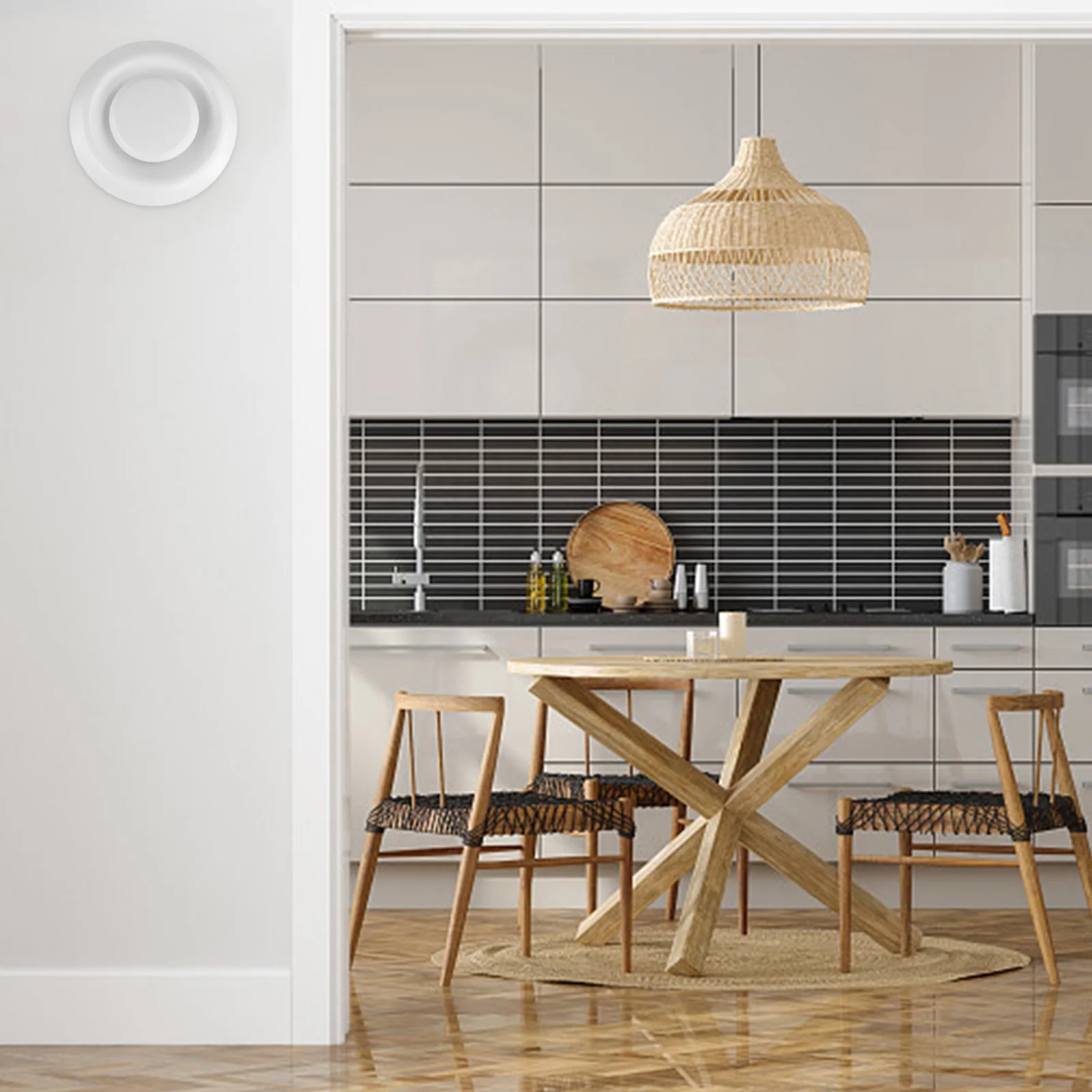 

Регулируемая вентиляционная крышка потолочной вентиляции обеспечивает эффективность потока воздуха предотвращает утечку воздуха. Монтаж заподлицо. Установка воздуховода.