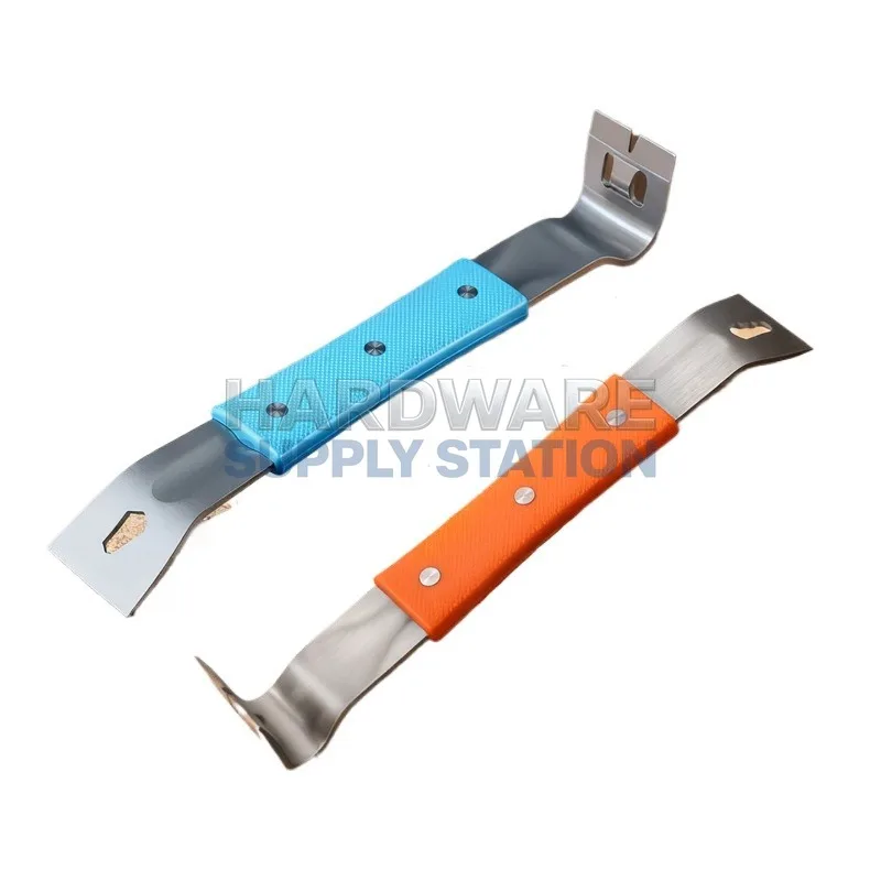 

Stainless Steel Thickened Pry Bar Nail Puller Multi-Functional Pry Shovel Tool for Woodworking Decoration & Beekeeping