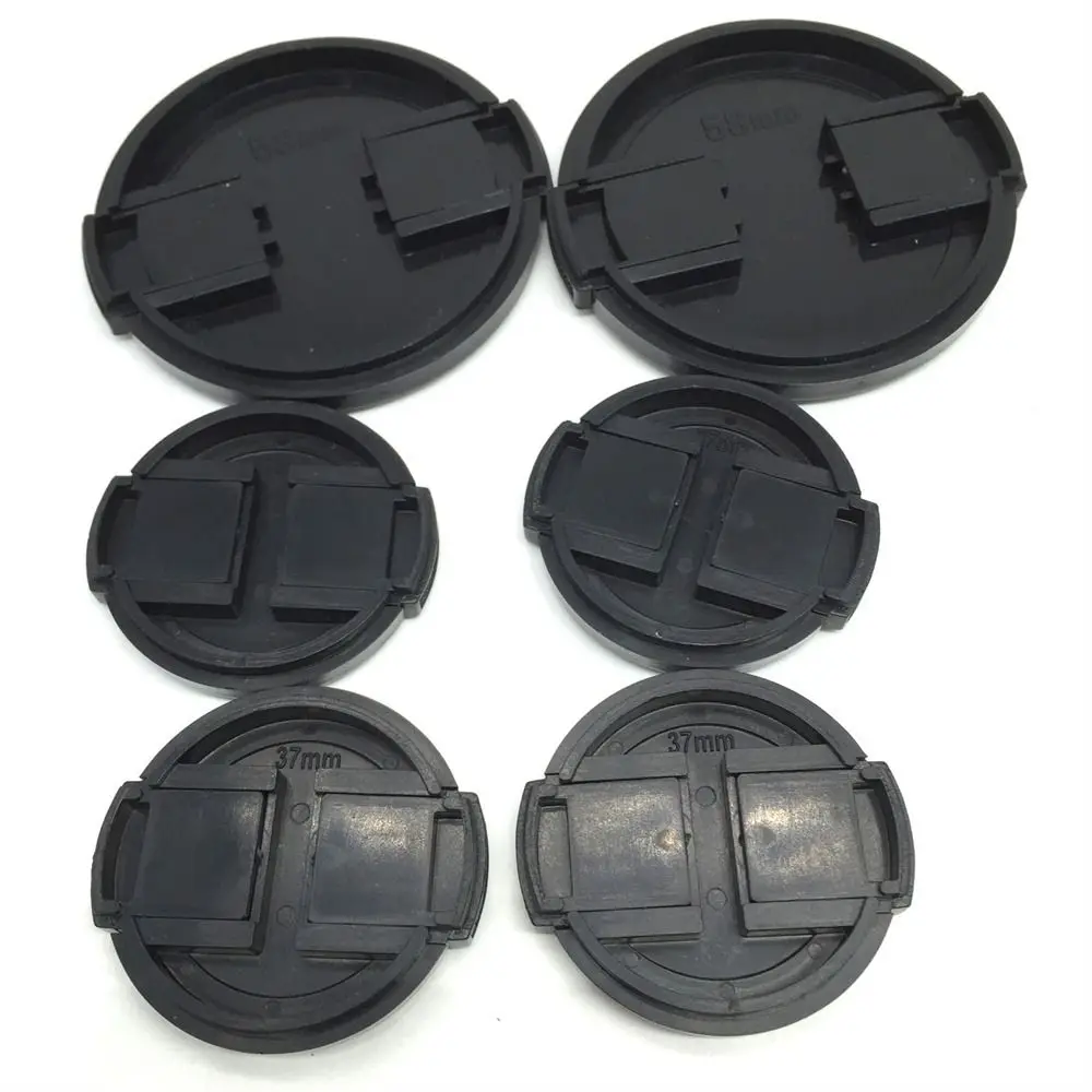 

DSLR Lens Front Cap Camera Lens Cap Side Pinch Dustproof Cover Lens Cover Hemp Face Lens Cap 72mm 55mm 62mm