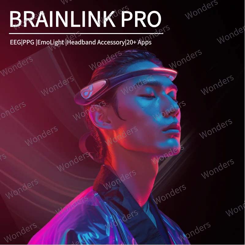 

Brainlink Pro с игрушечной книжкой-пауком, лампа EEG Brainwave, повязка на голову, визуализация эмоций для тренировки концентрации, снятия тревоги