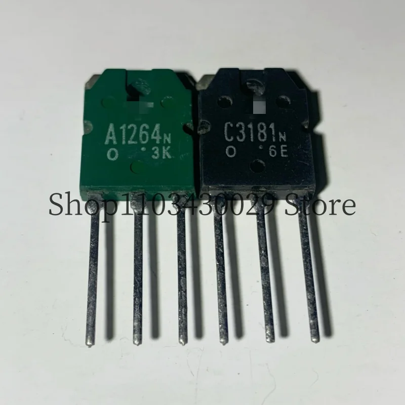 5 paires (10 pièces) nouveau et original 2SA1264N A1264N 2SC3181N C3181N TO-3P 8A 120V NPN + PNP Transistor