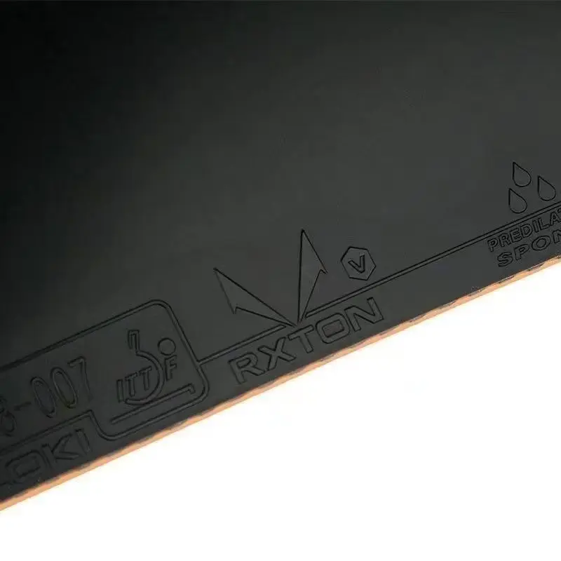 LOKI RXTON 5 Hochelastischer Tischtennisbelag, klebriger roter Ping-Pong-Belag mit Noppen in hochdichtem Schwamm, schwarzer Ping-Pong-Belag – Detail 8