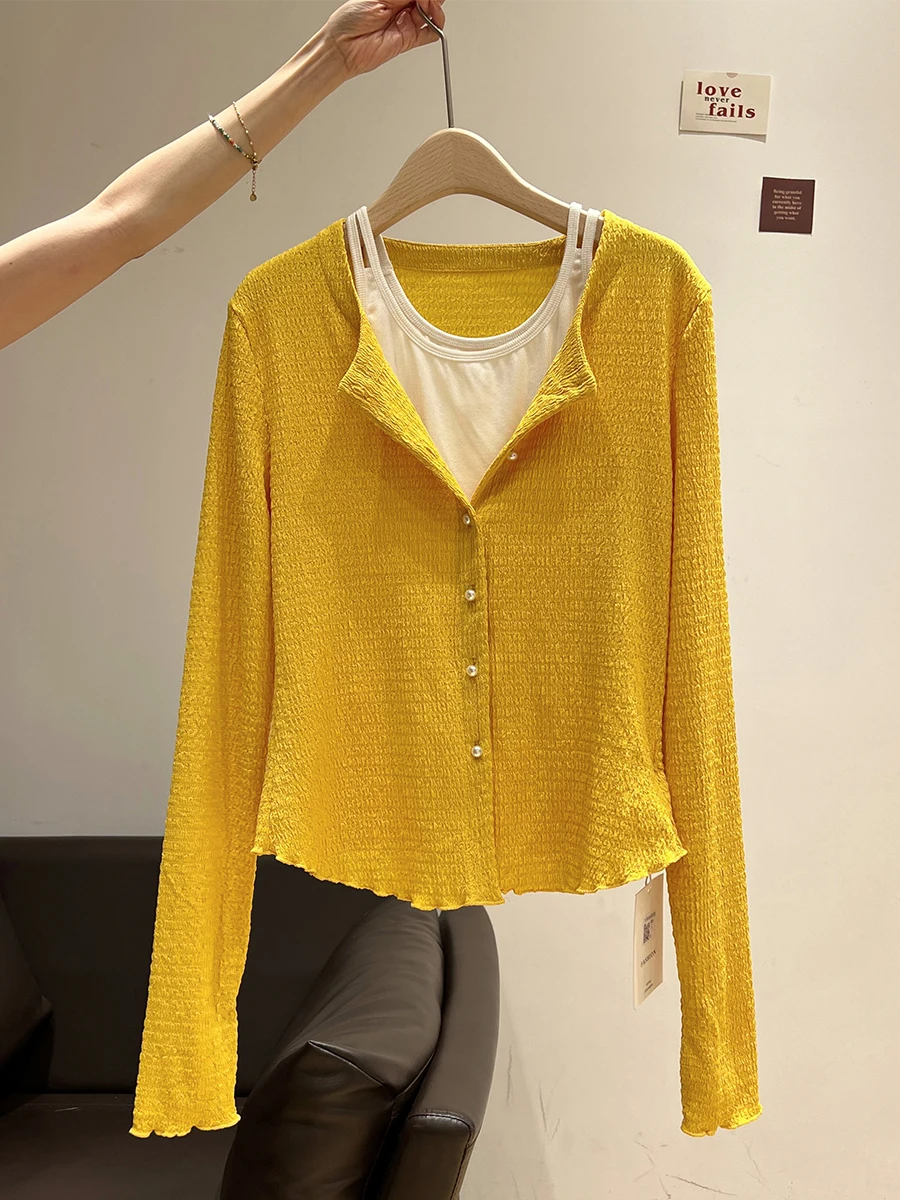 

Sweaters Jumpers Cardigans Womens Cardigan Uniforms Japanese Tender Knit Covered Backless Relaxed Fit Nature Slim Cottagecore OL