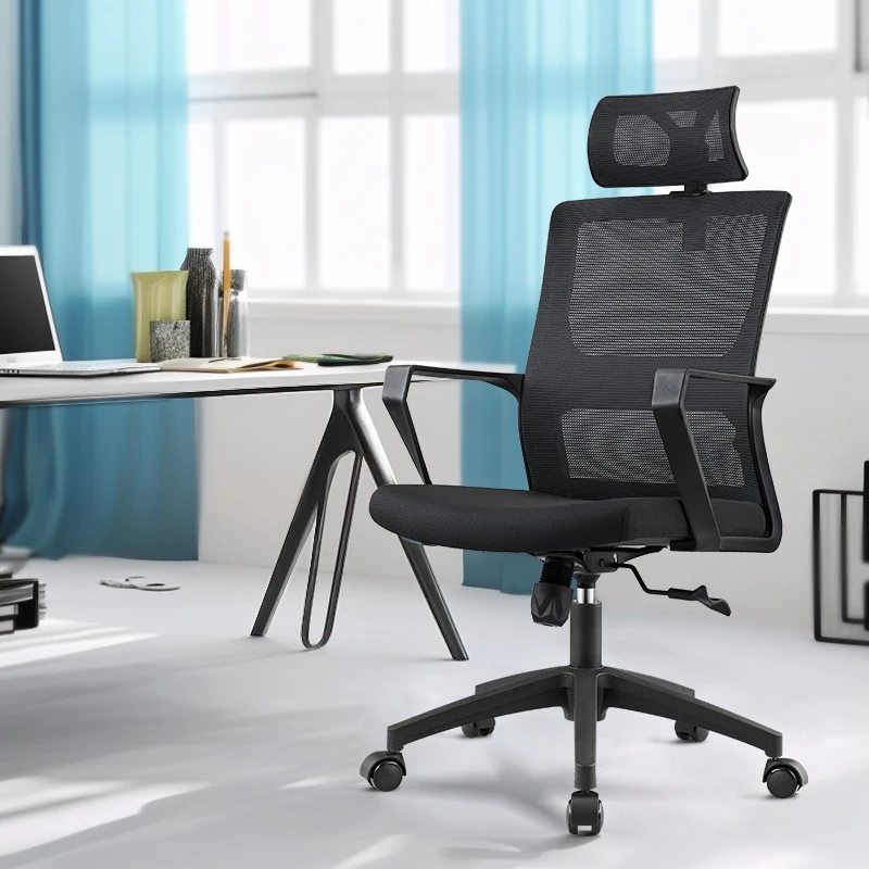 

Fixed Armrest Height Adjustable 2D Headrest High Back Lift Chair Ergonomic Mesh Office Swivel Chairs For Meeting Room