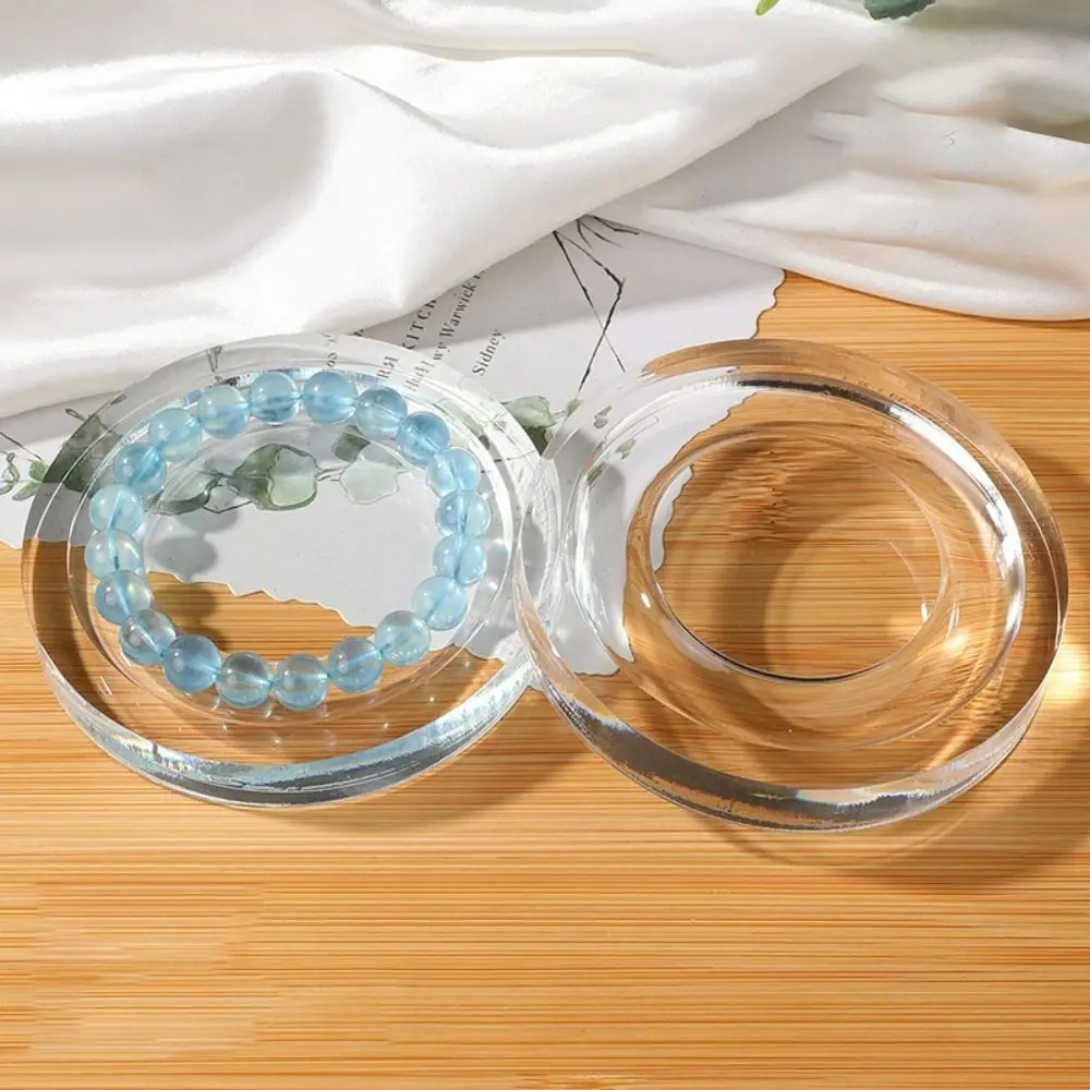 Pulsera acrílica creativa, tablero de cuentas, bancos de trabajo, bandeja, herramienta de medición, soporte de exhibición, herramienta de fabricación de joyería DIY, pulsera