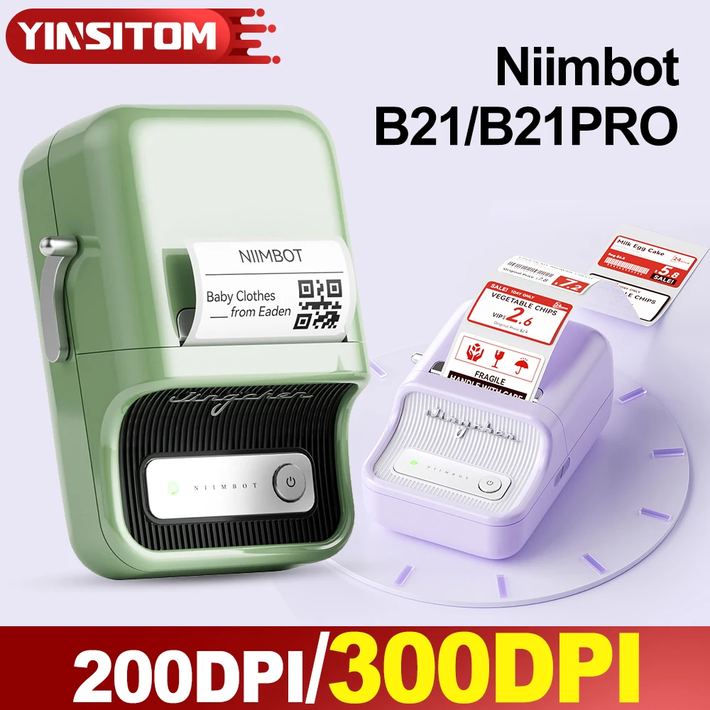 yZ[zNiimbot B21 B21PRO ~jSxv^[CX|[^uT[}CNX[J[ʐ^o[R[hvCX^OXebJ[ 200 300dpi